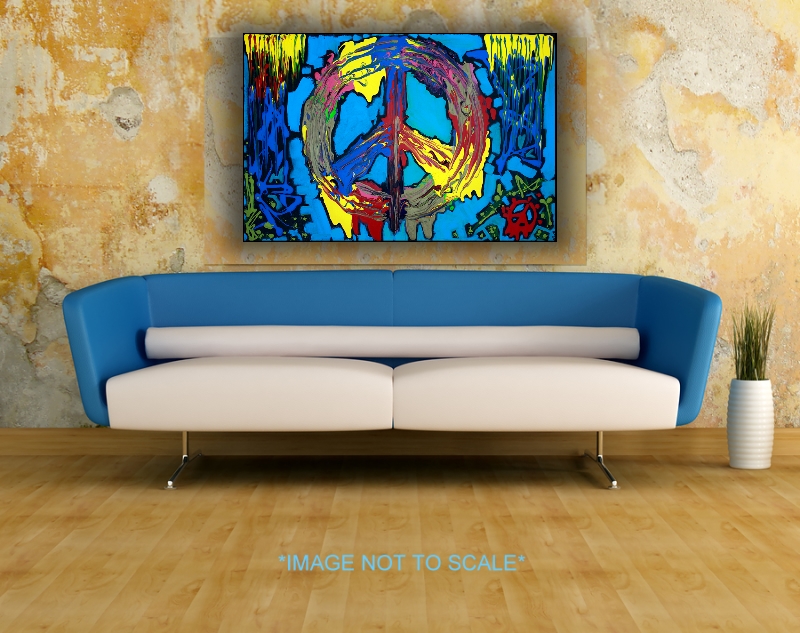 800x633 Hippie Artwork Heart Of Art Blog - 24x36 Painting
