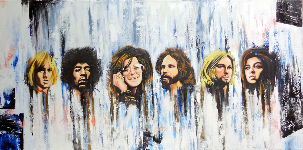 27 Club Painting at PaintingValley.com | Explore collection of 27 Club ...