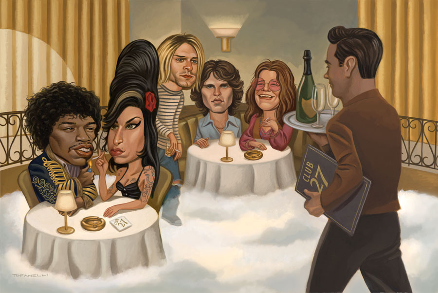 900x602 Club 27 Mike Tofanelli's Art Blog - 27 Club Painting