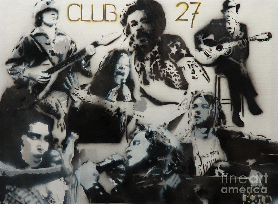 900x663 Club 27 Painting By Barry Boom - 27 Club Painting