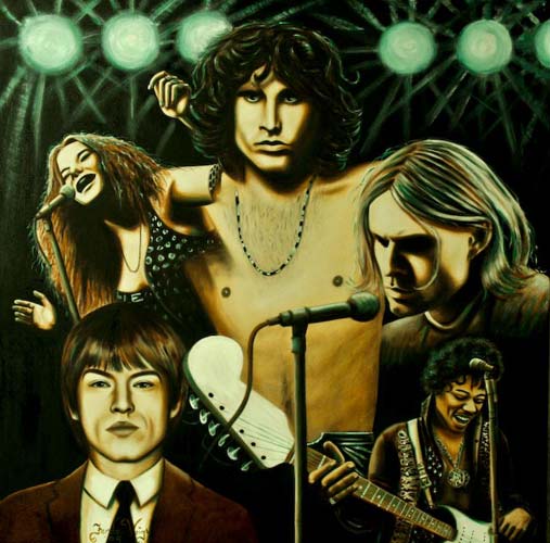 507x500 Colourful Canvus - 27 Club Painting