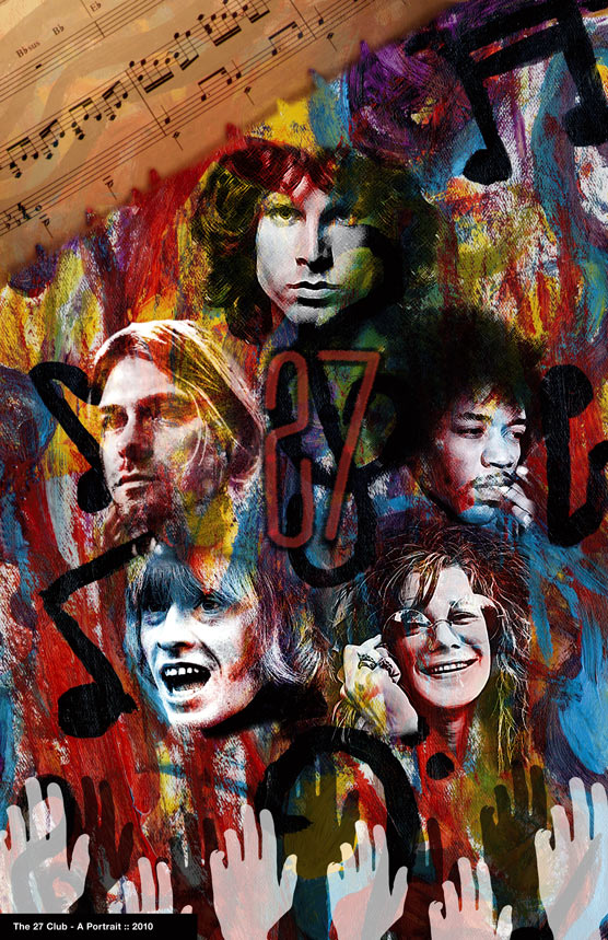 556x859 Mike Laine Studios - 27 Club Painting