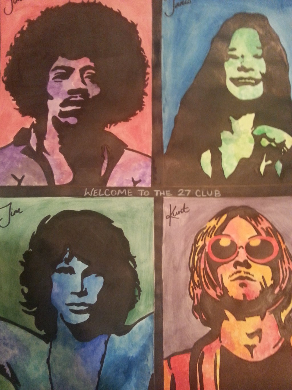 1024x1365 Welcome To The 27 Club By Lingersonlovestreet - 27 Club Painting