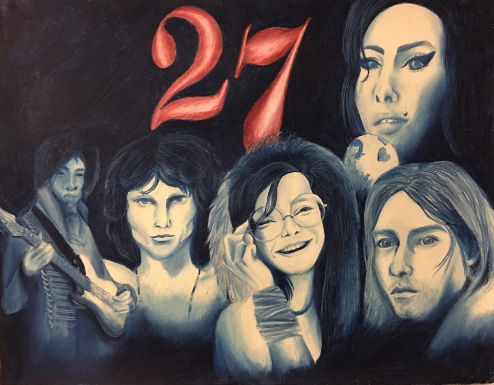 27 Club Painting at PaintingValley.com | Explore collection of 27 Club ...