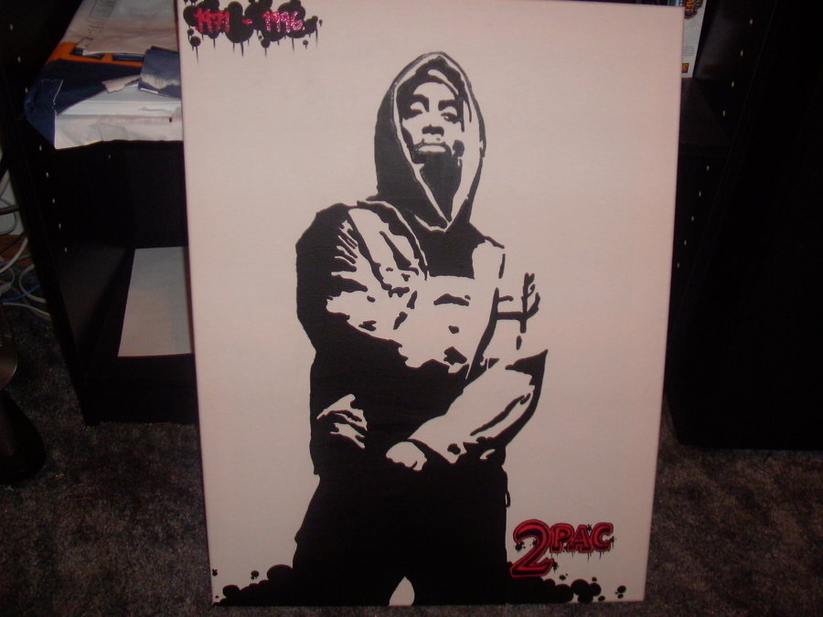900x675 2pac Canvas By Miztermaz - 2pac Canvas Painting