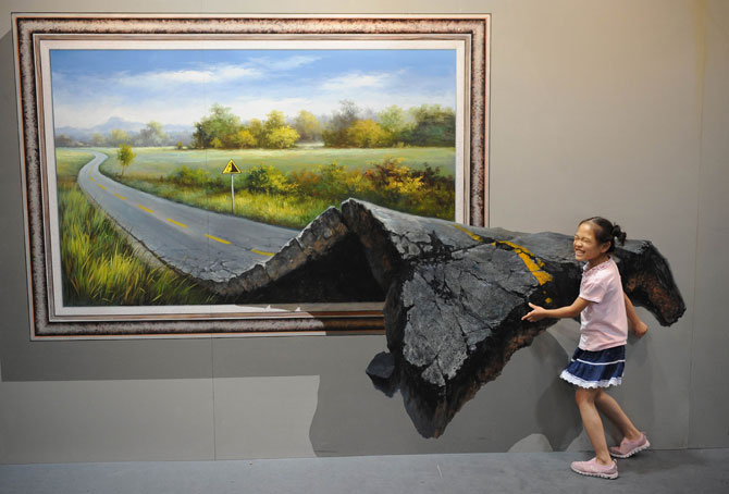 670x454 3d Art In China - 3 Dimensional Painting