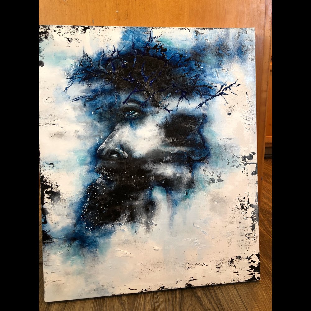 1000x1000 Day 3 Of Jesus Kellie Thomas Walker - 3 Hues Painting