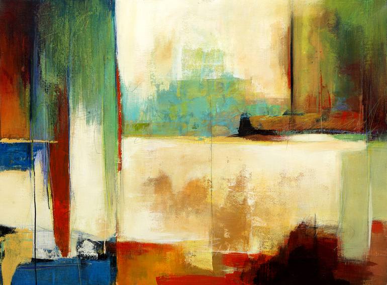 770x569 Saatchi Art Saturated Hues 3 Painting By Judeen Young - 3 Hues Painting