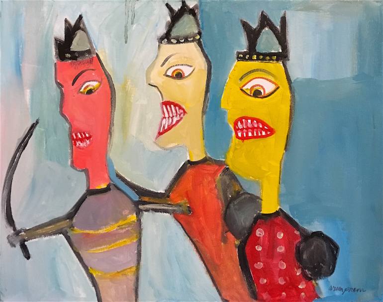 770x608 Saatchi Art 3 Kings Painting By Arun Prem - 3 Kings Painting