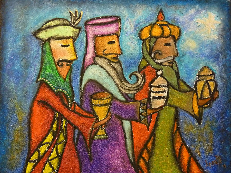 900x675 The Three Kings Painting By Janice Aponte - 3 Kings Painting