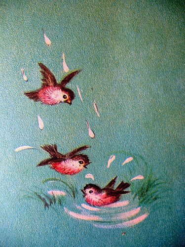 375x500 Little Birds Bird And Tattoo - 3 Little Birds Painting