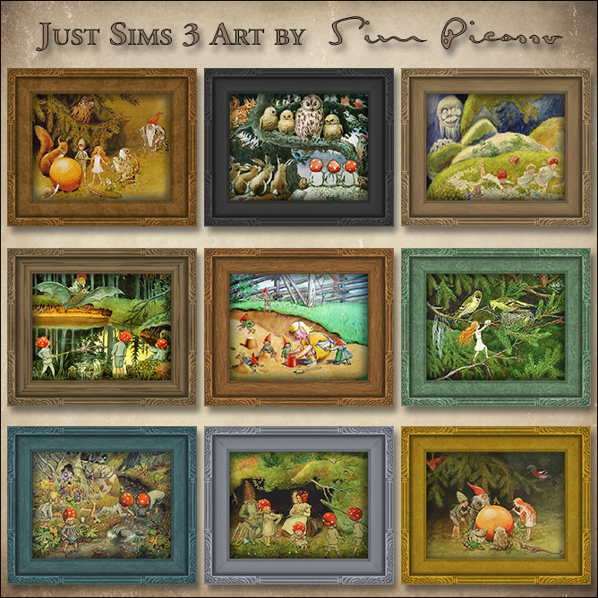 668x668 Just Sims 3 Art - 3 Painting