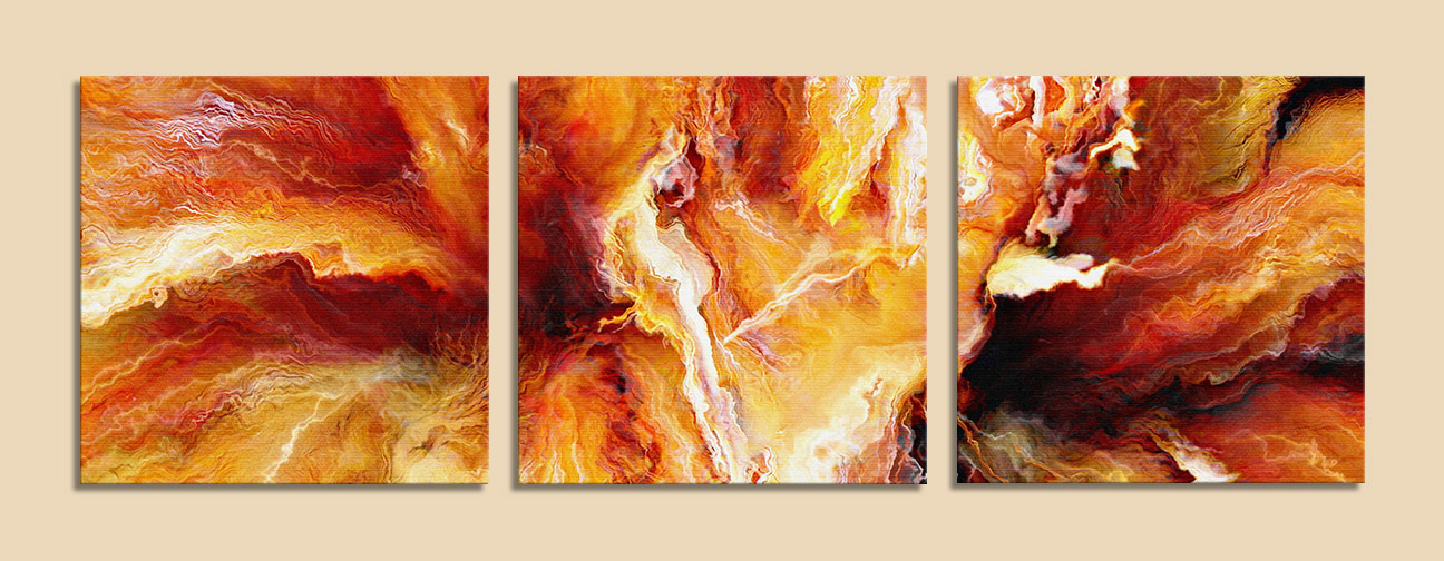 1296x504 Passion Abstract Painting For Sale - 3 Painting