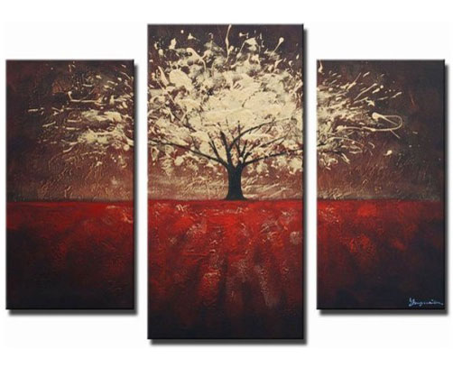 502x407 Wall Art Top Ten Gallery Three Piece Canvas Wall Art Of The Years - 3 Piece Tree Painting