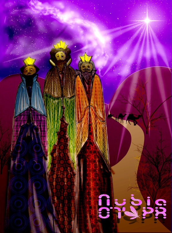 600x812 3 Wise Men By Abhio7 - 3 Wise Men Painting