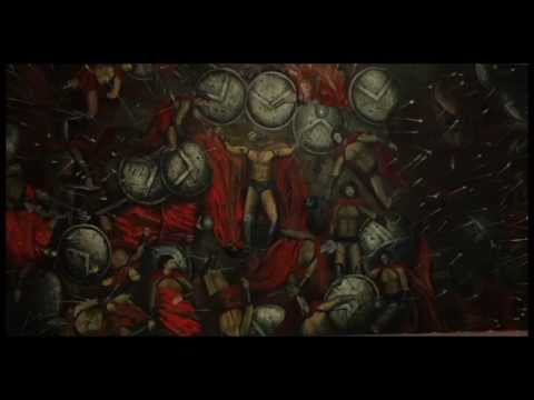 480x360 King Leonidas And A Force, 300 Movie Time Lapse Painting By Ismar - 300 Spartans Painting