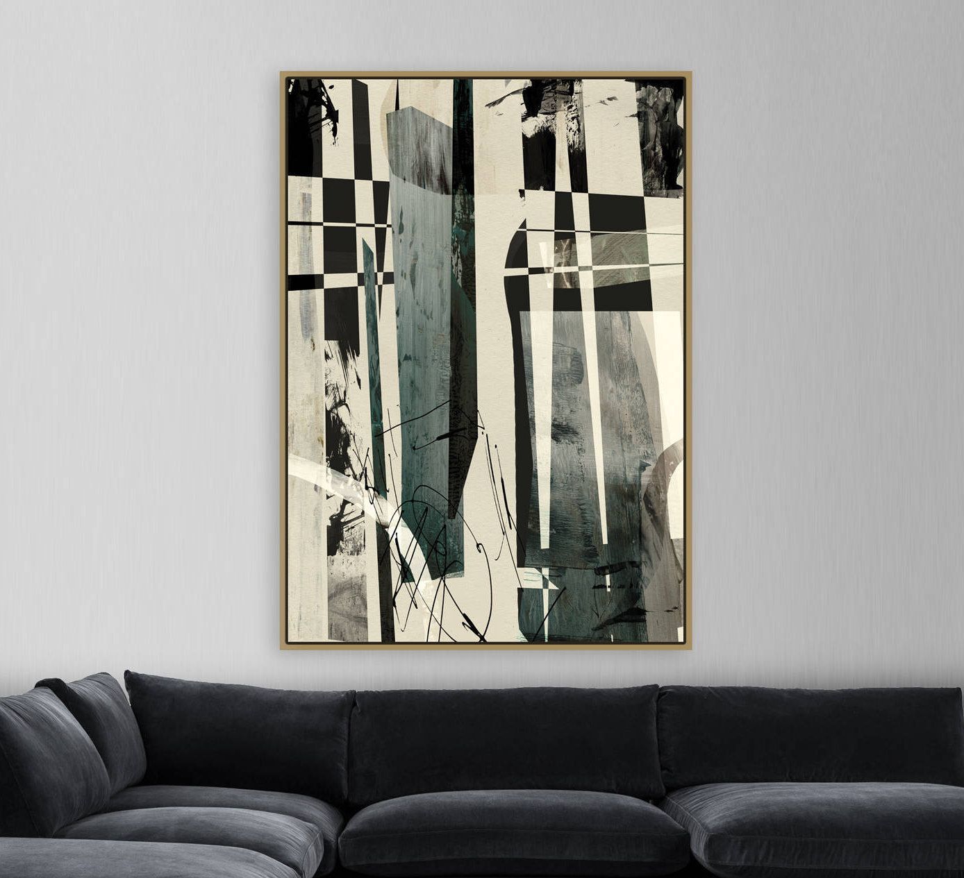 1388x1265 Abstract Printable Art, Large Abstract Painting, 30x40, Instant - 30x40 Painting