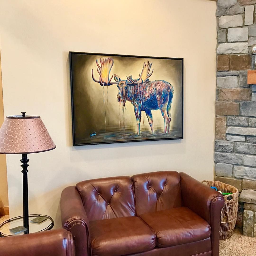 1080x1080 I Loved Creating This Custom 36x48 Painting Moose Visions - 36 X 48 Painting