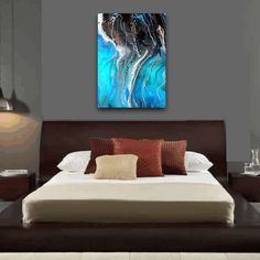 236x236 Abstract Original Resin Art Painting By Jane Biven On Extra Large - 36 X 48 Painting