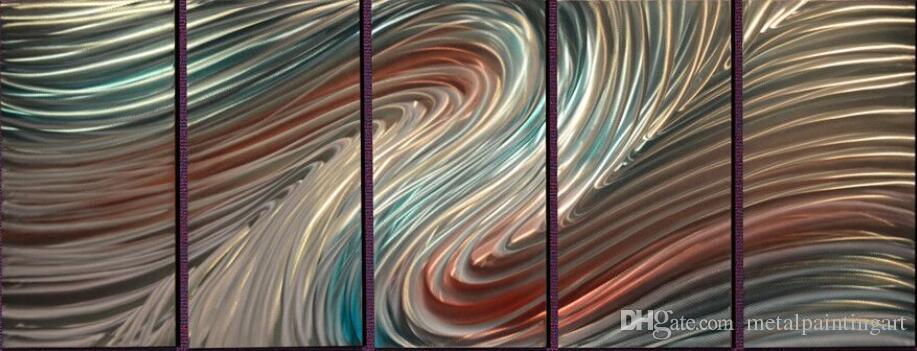 917x351 2018 Dhl Shipping Handcraft 3d Storm Aluminum Metal Wall Art - 3d Abstract Painting