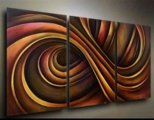 640x499 Handmade Oil Painting On Canvas Modern 100% Best Art Abstract Oil - 3d Abstract Painting