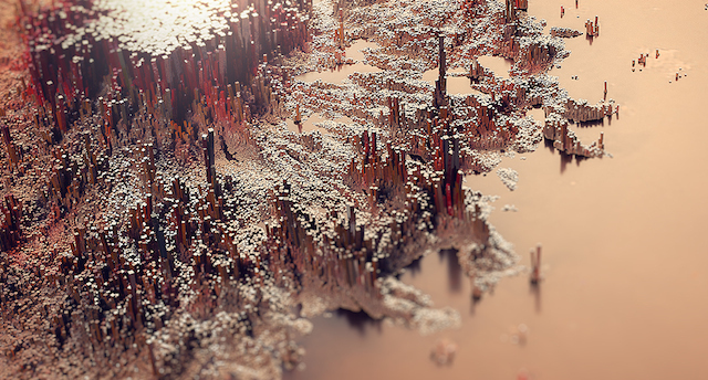 640x344 3d Abstract Paintings Fubiz Media - 3d Abstract Painting