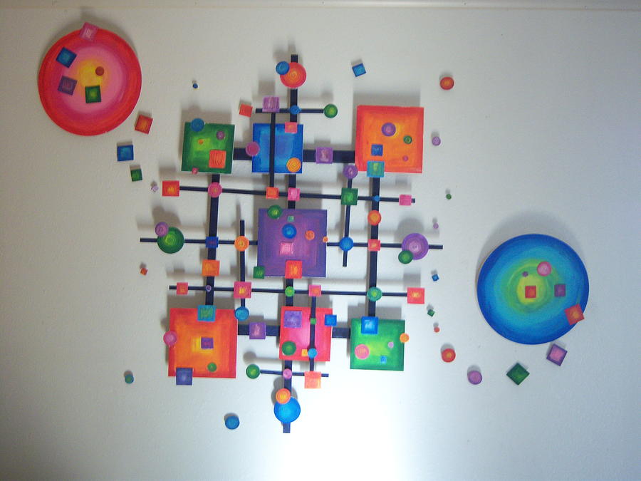 900x675 3d Abstract Painting By Elizabeth Okon - 3d Abstract Painting