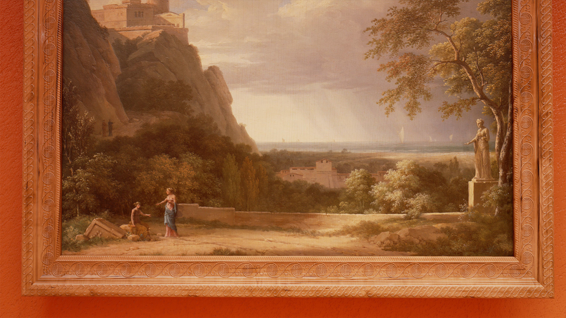 1920x1080 3d Asset Classical Landscape Paintings Cgtrader - 3d Landscape Painting