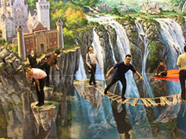 599x449 Art In Paradise Bangkok - 3d Painting