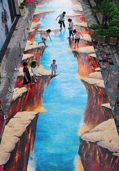 236x338 304 Best 3d Painting Images On Optical Illusions, 3d - 3d Painting