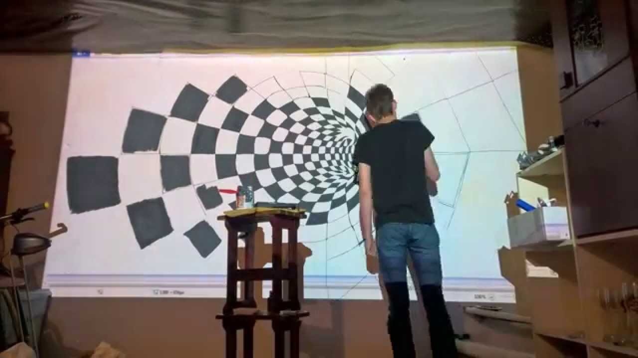 1280x720 Epson 3d Wall Painting Timelapse - 3d Wall Painting Illusions