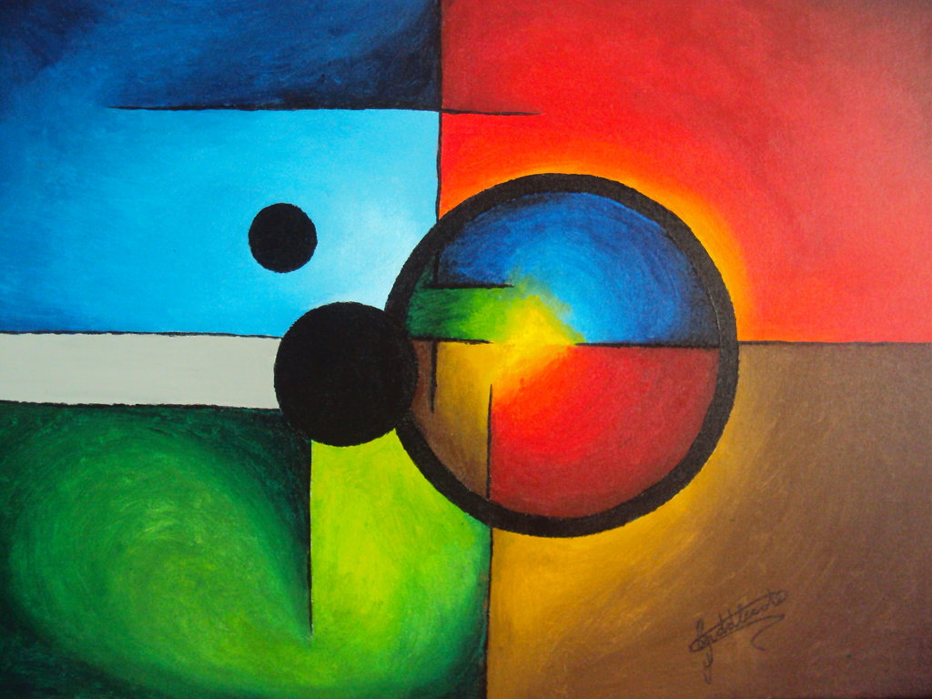 1024x768 Painting 2, Four Elements By 87darkling78 - 4 Elements Painting