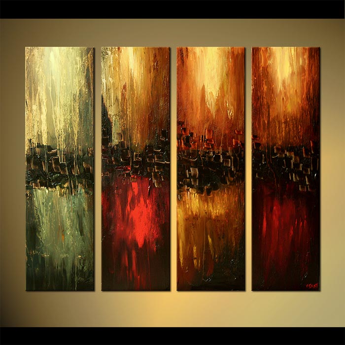 700x700 Painting - 4 Elements Painting
