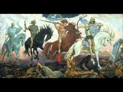 480x360 The Four Horsemen Of The Apocalypse - 4 Horsemen Of The Apocalypse Painting