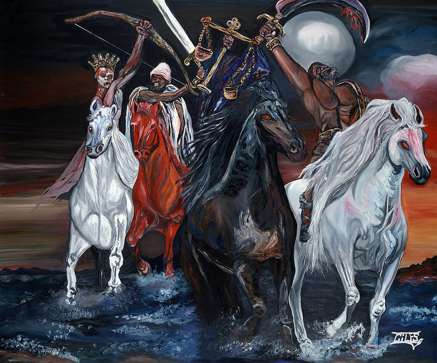 The four horsemen of apocalypse картина