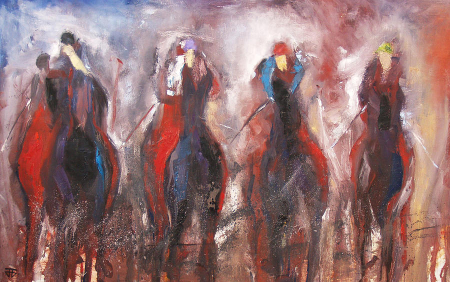 900x564 The Four Horsemen Painting By John Jr Gholson - 4 Horsemen Painting