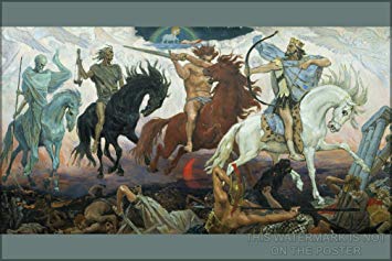 355x237 42x63 Poster Four Horsemen Of The Apocalypse, - 4 Horsemen Painting