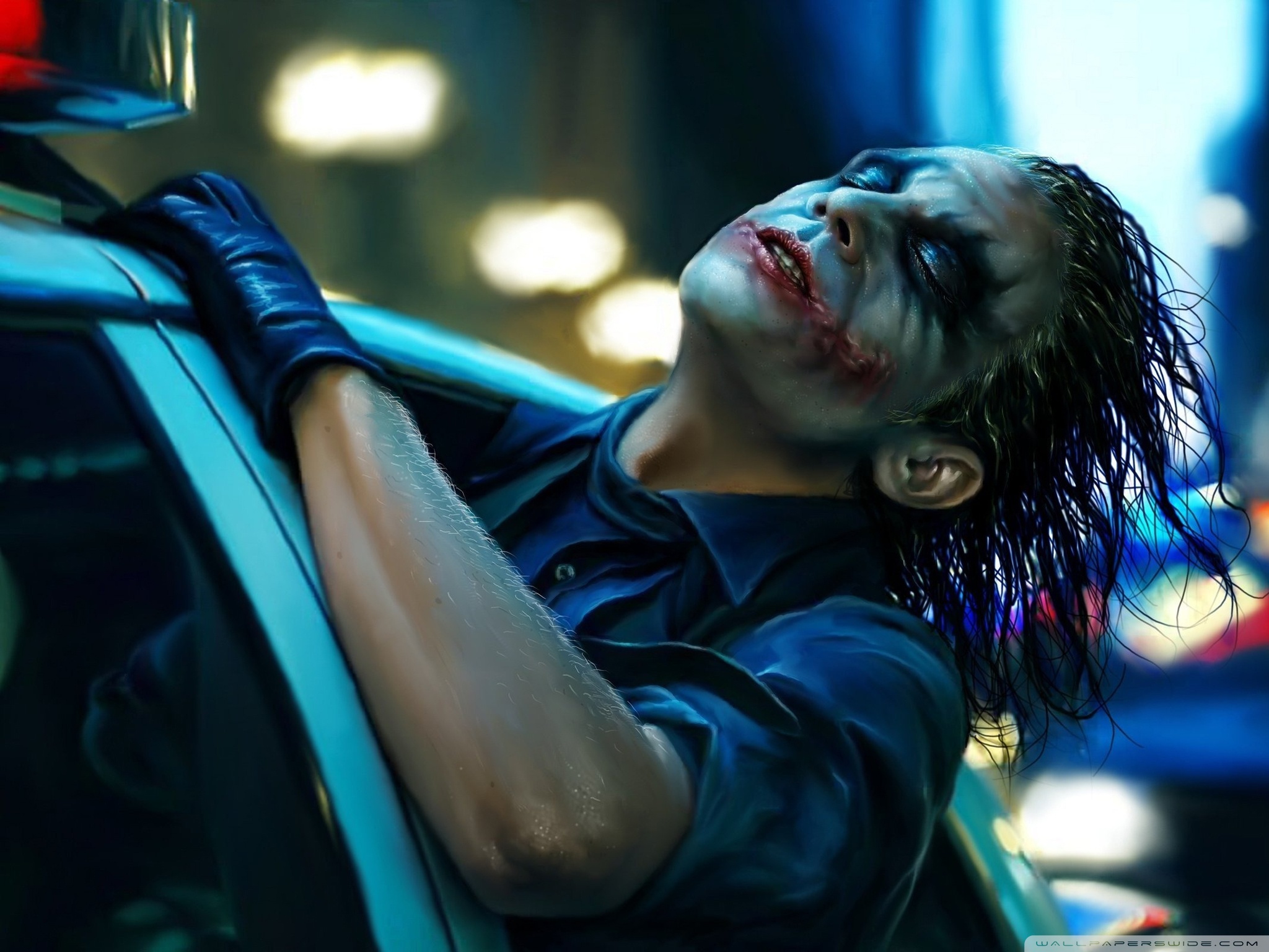 2048x1536 The Joker Painting 4k Hd Desktop Wallpaper For 4k Ultra Hd Tv - 4 Jokers Painting