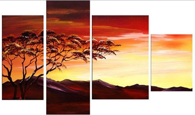 648x381 African Wall Art - 4 Painting