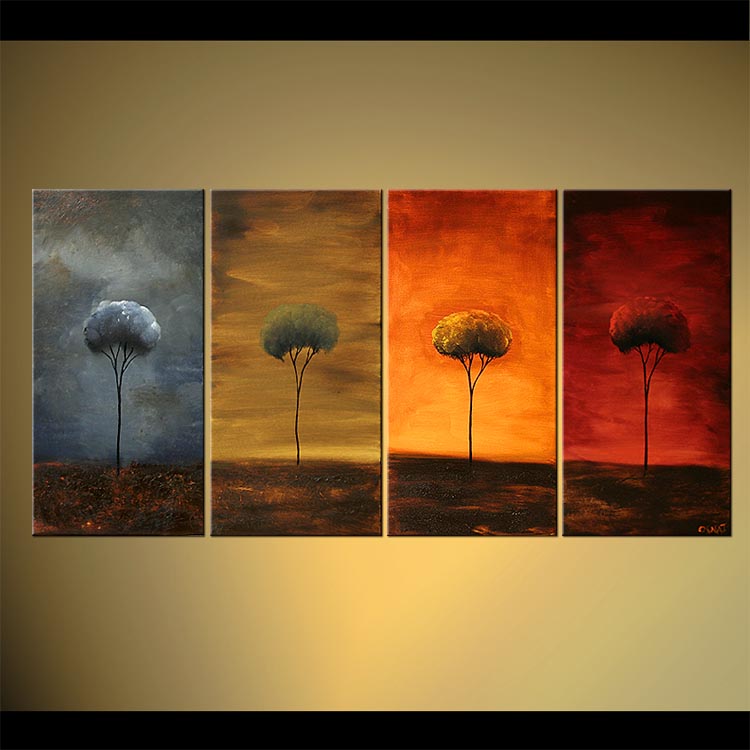 750x750 Painting - 4 Seasons Painting
