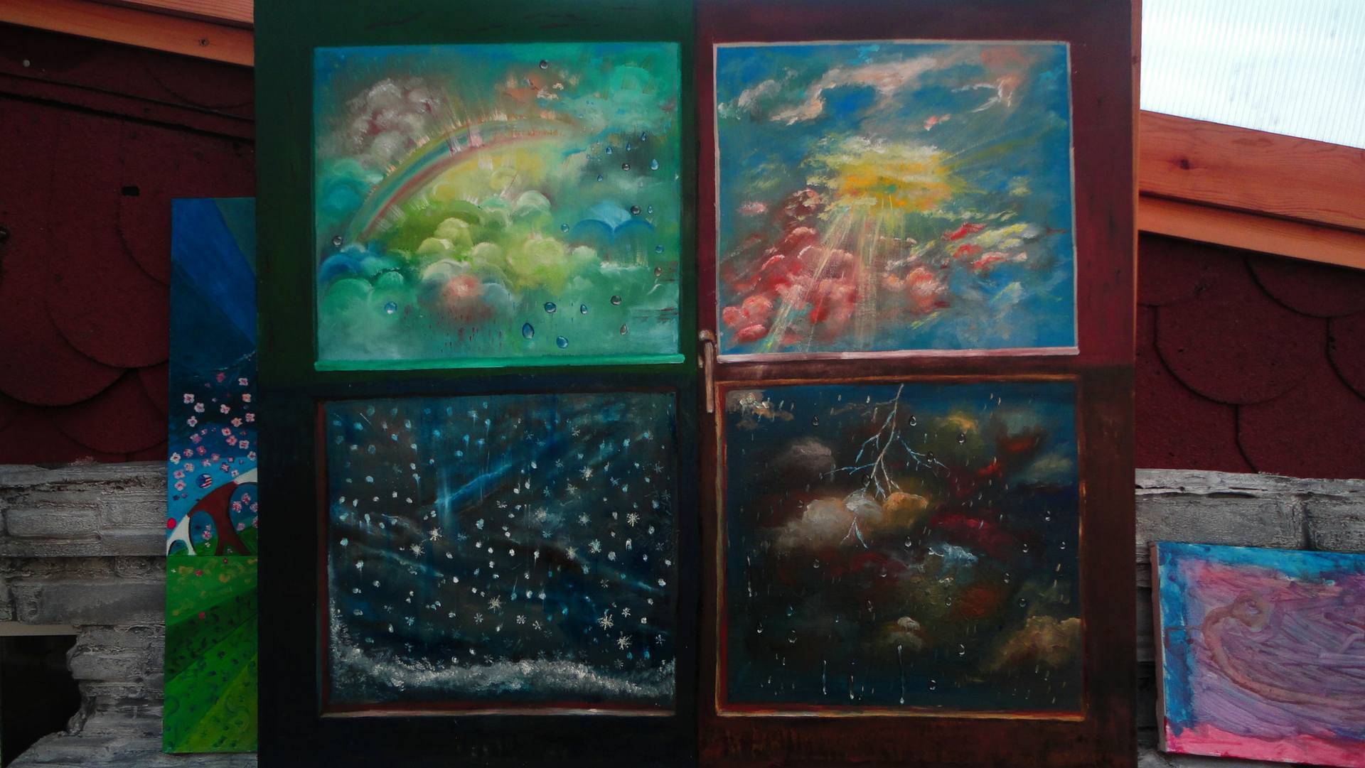 1920x1081 Saatchi Art 4 Seasons Painting By Radosveta Zhelyazkova - 4 Seasons Painting