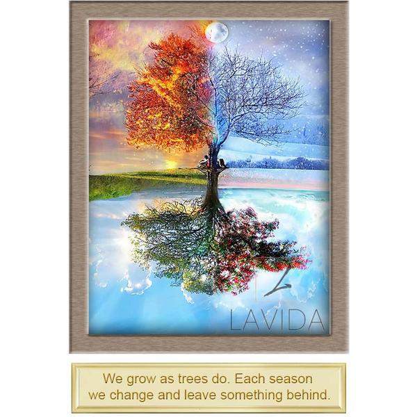 600x600 Four Seasons Tree - 4 Seasons Tree Painting