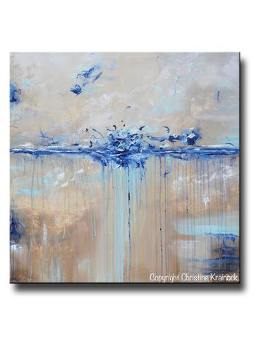 360x480 Coastal Page 4 Contemporary Art By Christine - 4 Square Canvas Painting