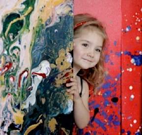 289x273 4 Year Old Painter Debuts In New York Gallery (Video) - 4 Year Old Painting