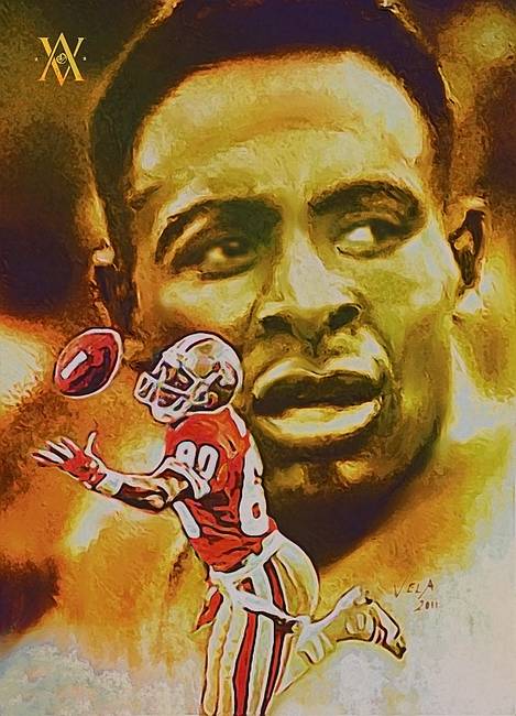 469x650 Jerry Rice, San Francisco 49ers, Nfl Art By Edward Vela - 49ers Painting