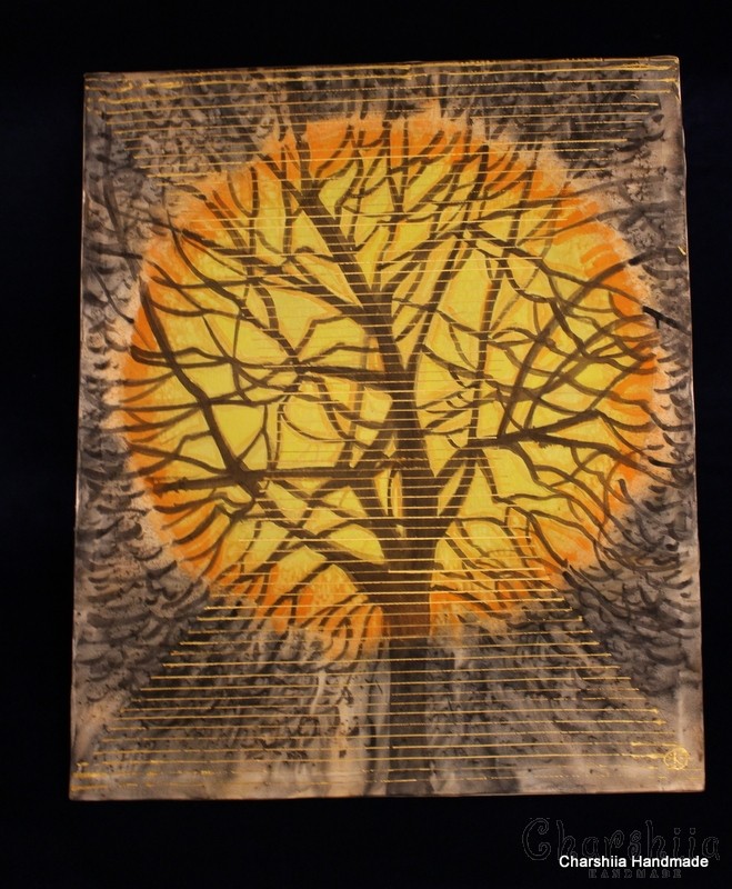 659x800 Batik Silk Painting - 5 Painting