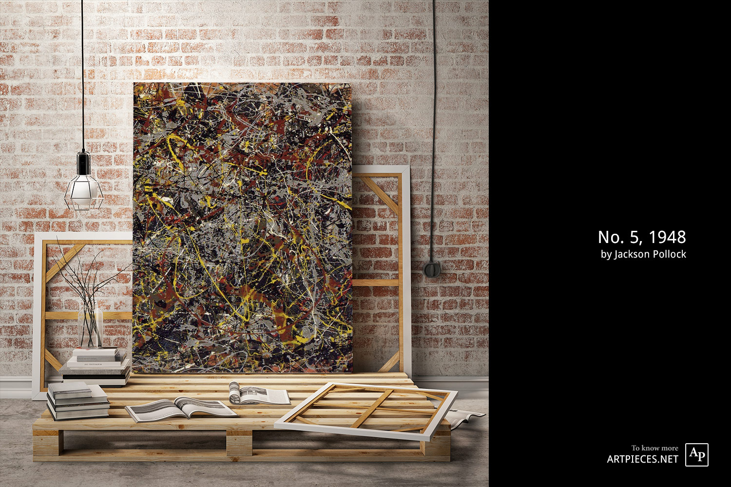 1500x1000 No. 5, 1948 Jackson Pollock - 5 Painting