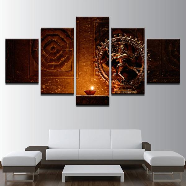 600x600 Shiva Nataraja Painting - 5 Painting