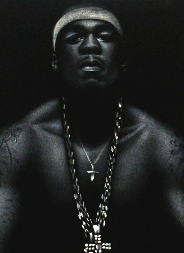 743x1024 50 Cent Portrait Curtis James Jackson Iii Rapper Original Oil - 50 Cent Painting