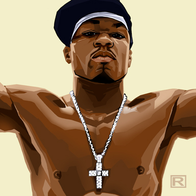 384x384 84 50 Cent Copy.jpg 50 Cent - 50 Cent Painting